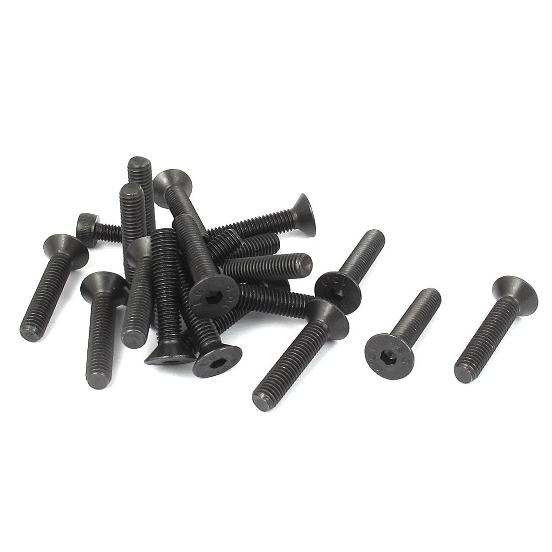 TA-VIGOR 20Pcs Hex Socket Countersunk Head Screw Bolts