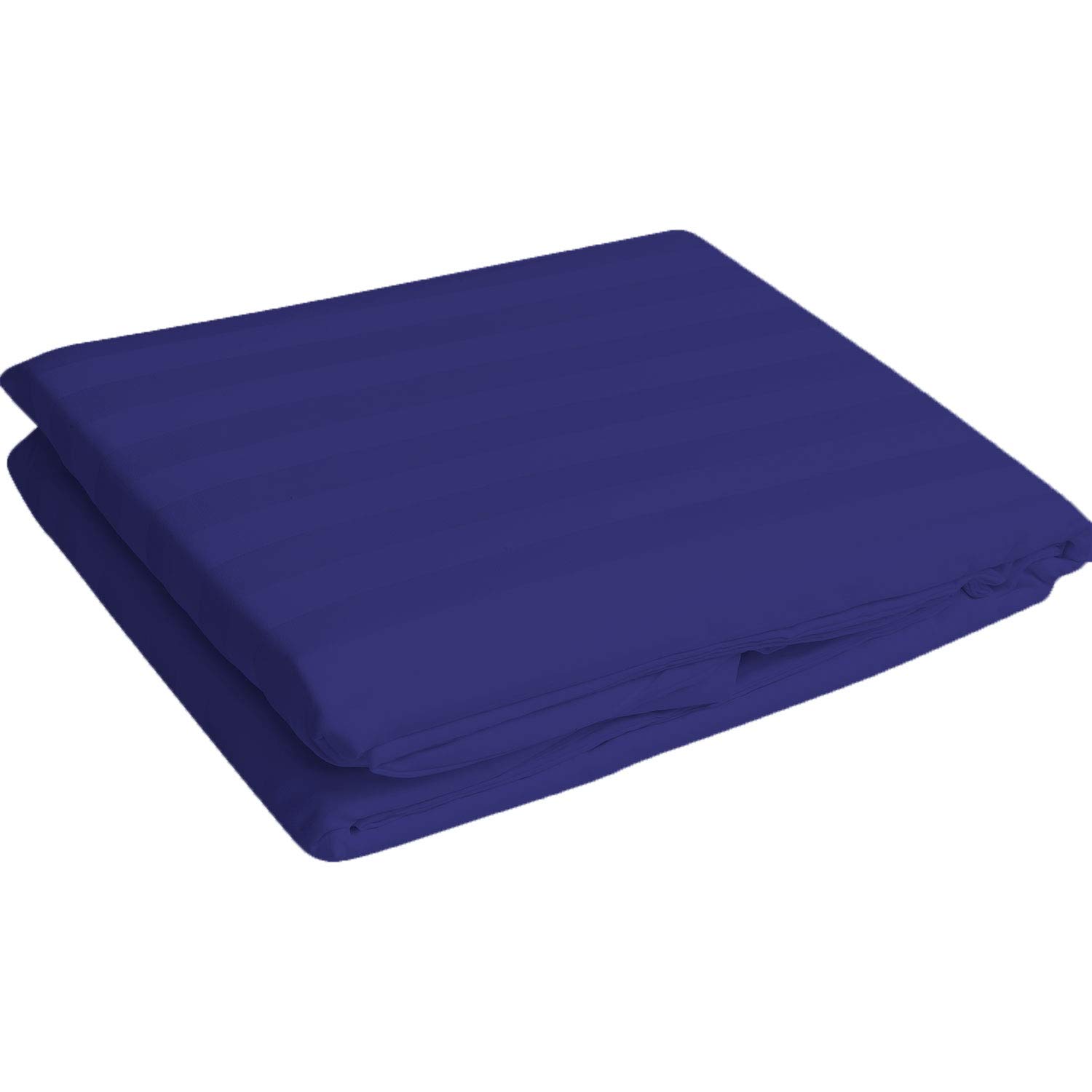Drap-housse grand bonnet 38 cm bleu et taies d'oreiller pour lit King Size douillet