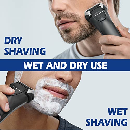 Dsp Electric Cordless Foil Razors For Men Rechargeable Wet & Dry Shavers With Pop-Up Trimmer & Ipx 6 Waterproof & Led Display #TOP2