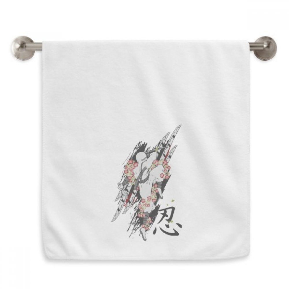 Serviettes moelleuses ninja et samouraï absorbantes pour un séchage doux