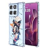 BORYA Hülle für Motorola Moto G56, Stoßfest Weiches Transparent Silikon TPU Bumper Handyhülle Ultra Dünn Seidig Hochwertiges Elegant Schutzhülle, E2667