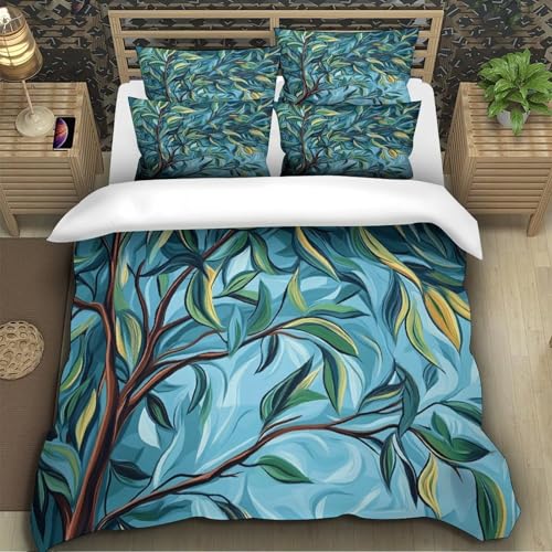 Linge de lit hypoallergique pour peau sensible avec taie d'oreiller douce - 5