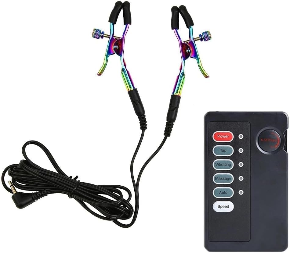 Electric Shock Nipple Clamps Adjustable Nipple Clamps Clip Curren...