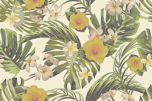 Papier peint Rêve tropical 104x70cm en latex lavable et anti-reflets pour meuble - 3