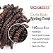 TOYOTRESS Bob Spring Twist Pre-Twisted - 6 Inch Pre-Looped Crochet Braids, Super Cute & Versatile Kids Crochet Hair Braiding Hair Extensions (6 Inch, T30-Candy Brown)