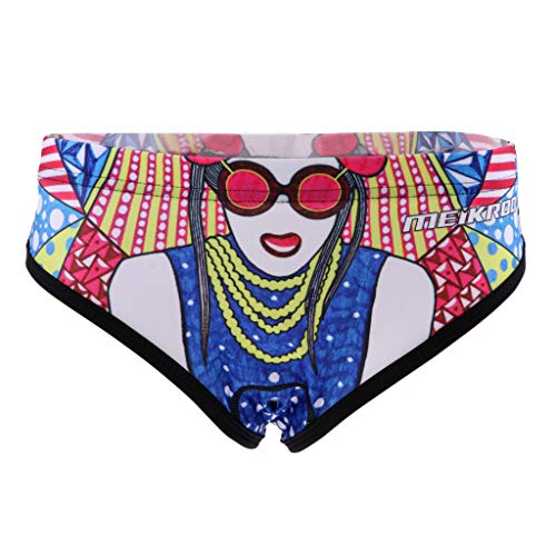 Homyl cueca feminina de ciclismo, calça de mountain bike, Gel 3D acolchoada para ciclismo MTB cuecas