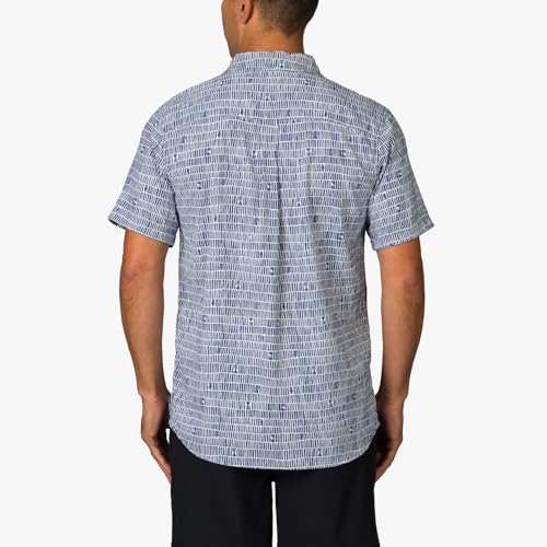 REEF Men's Short Sleeve Woven Button Up Shirt - image 3