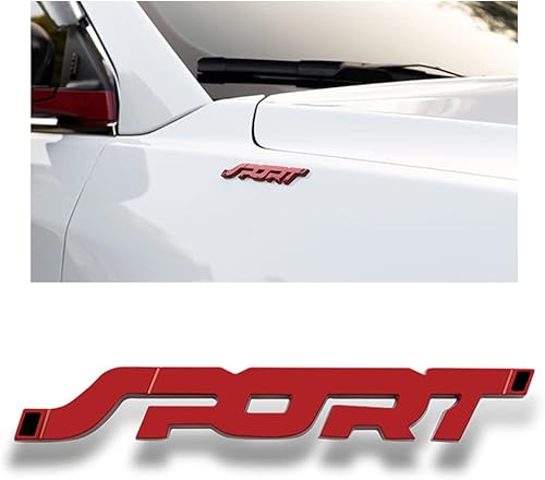 Adhesivo 3D para logotipo deportivo de automóvil calcomanía universal para automóvil guardabarros laterales de automóvil emblema de maletero trasero
