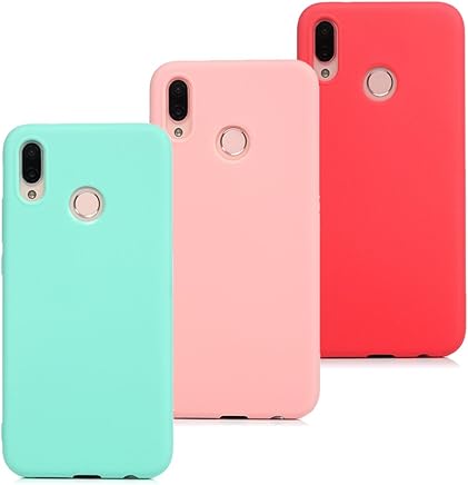 3 x Funda Huawei P20 Lite, Beaulife Carcasa de Suave TPU, Ultra Delgado Flexible Case de Gel se adapta a Huawei P20 Lite, Dise?o de Color Puro - Rojo/Rosa/Verde Menta 3 x Funda Huawei P20 Lite, Beaulife Carcasa de Suave TPU, Ultra Delgado Flexible Case de Gel se adapta a Huawei P20 Lite, Dise?o de Color Puro - Rojo/Rosa/Verde Menta