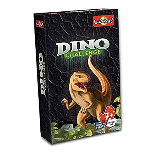Asmodee - Bioviva- Juego de cartas Dino Challenge, Color negro (Asmodee DIN03)