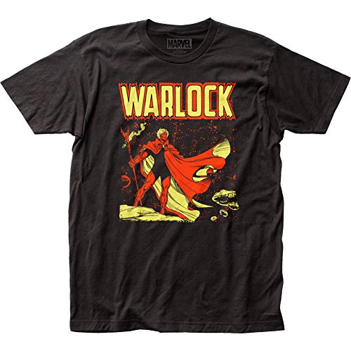Warlock Marvel Comics Adam Warlock Adult Fitted Jersey T-Shirt Tee Black