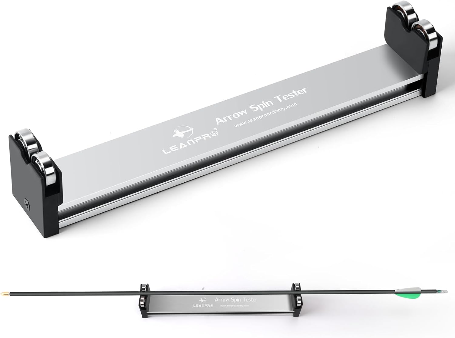 Arrow Spine Tester for Shaft Straightness,Vane Tuning and Broadhead Spining, Aluminum Arrow Straightness Detector Tool