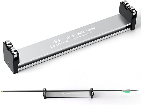 Arrow Spine Tester for Shaft Straightness,Vane Tuning and Broadhead Spining, Aluminum Arrow Straightness Detector Tool