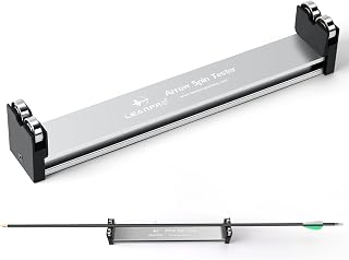 Arrow Spine Tester for Shaft Straightness,Vane Tuning and Broadhead Spining, Aluminum Arrow Straightness Detector Tool
