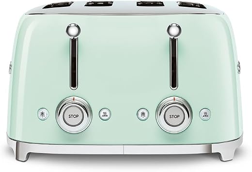 Smeg TSF03PGEU Toaster, Green