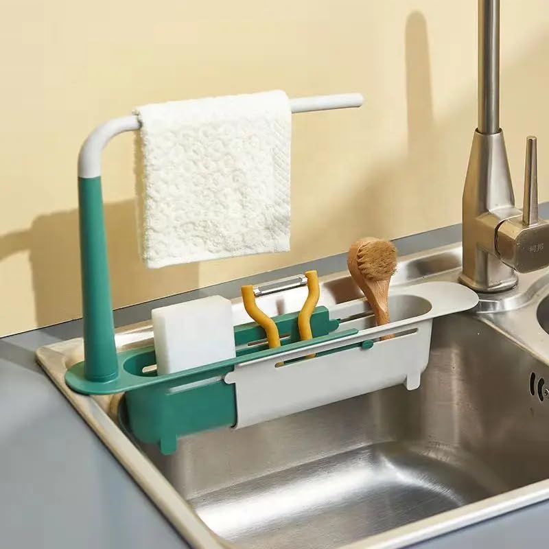 BITLOK Plastic Long Sink Shelf | Expandable Kitchen Drying Basket Rack | Sink Sponge Shelf | Brush/Soap Drainer Rack | Telescopic Sink Storage Rack (Pack Of 1) Multicolored (B0BZVFWVVJ) Amazon Price History, Amazon Price Tracker