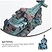 Yardenfun Fish Tank Decorative Aircraft Multi-Functional Helicopter for Aquarium Landscape Easy to Clean Desktop Decor for Fish Shrimp Hiding Spots