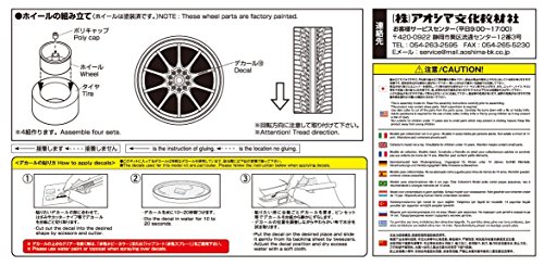 Aoshima Tuned Parts 58: Volk Racing CE28N 19 pulgadas 1:24 Scale Model Kit Accessory miniatura 6