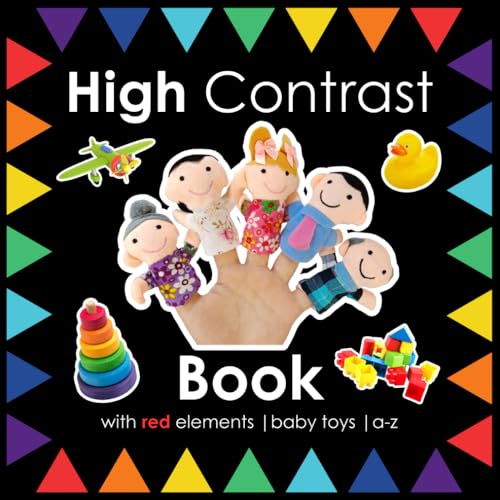 High Contrast Book Baby Toys A-Z: Alphabet Themed Real Images for Visual Stimulation for Babies, Infants at Tummy Time | Brain Development and Focus| ... Toddlers, Tikes and Youngsters 0-12 months image 2