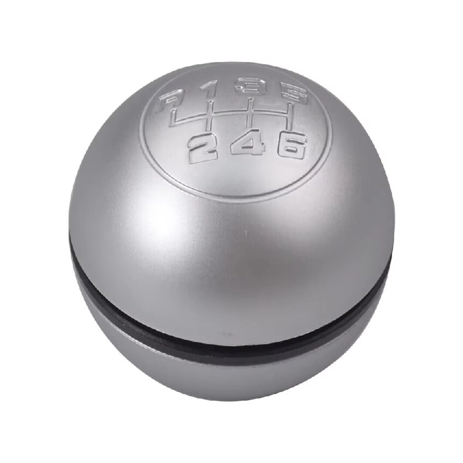 WYLWSHA Shift Gear Knob Cover for Alfa for Romeo for Giulietta 2010-2020 50294565 Manual 6 Speed Gear Shift Knob Lever Silver