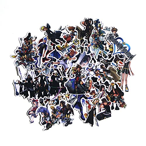 Kingdom Heart Stickers Pack |50 Pcs | KingdomHeart Stickers Waterproof Stickers Decals for Children,Teens and Girls,Unique Durable Aesthetic Trendy Sticker Perfect for,Laptop,Computer,Phone