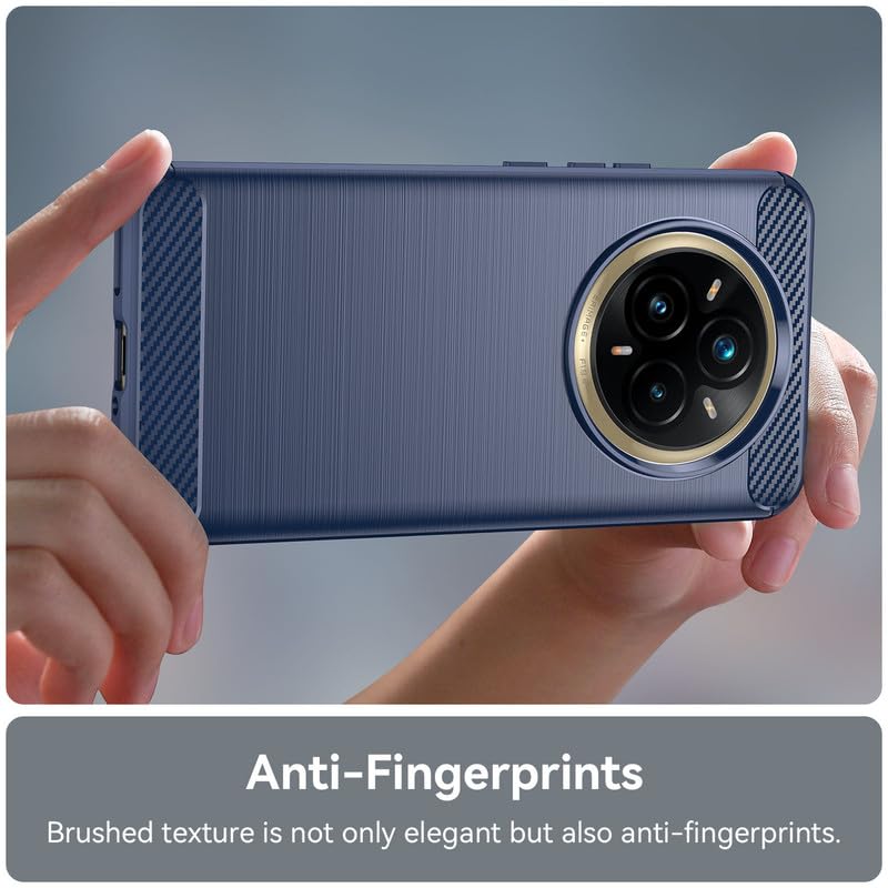 Image of Basic Case for Realme 14 Pro 5G (Carbon Fibre Blue)