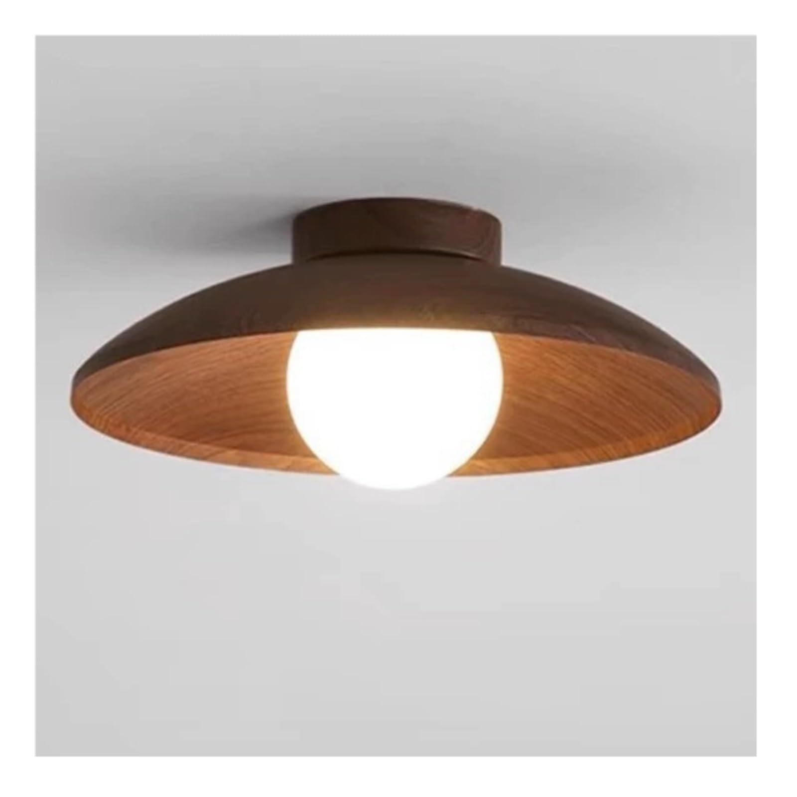 Modern Farmhouse Flush Mount Fixture With Nordic Retro Tone Ceiling Lamp