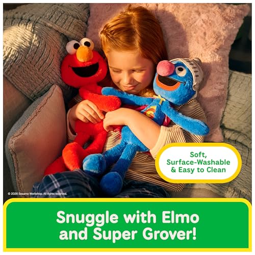 GUND Sesame Street Super Grover Toothpick 15-Inch Plush Toy, Ages 1+ - image 7