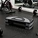 Dioche 78cm Fitness Step Platform, Non Slip Aerobic Exercise Pedal Stepper with 3 Adjustable Gears, for Home Gym Yoga Sports Fitness (Black Grey)