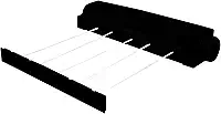 Secalux 81021 Varal Automático Rotoflex 5 Cordas de 4.1 M cada, Negro