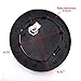 Micephon Locking Gas Tank Cap Fuel Filler Door Cover for Jeep Wrangler JK Unlimited Sport Rubicon Sahara 2007-2017 with lock