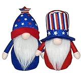 4th of July Gnomes Plush Decorations Patriotic Gnomes Decors Veterans Day American President...