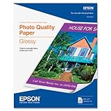 Epson Photo Quality Glossy 8 1/2 x 11 Inch Paper (S041124)