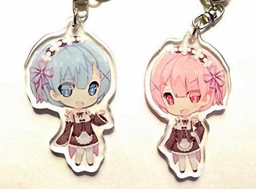 Re: Zero Rem and Ram Keychain - Rem Keychain -