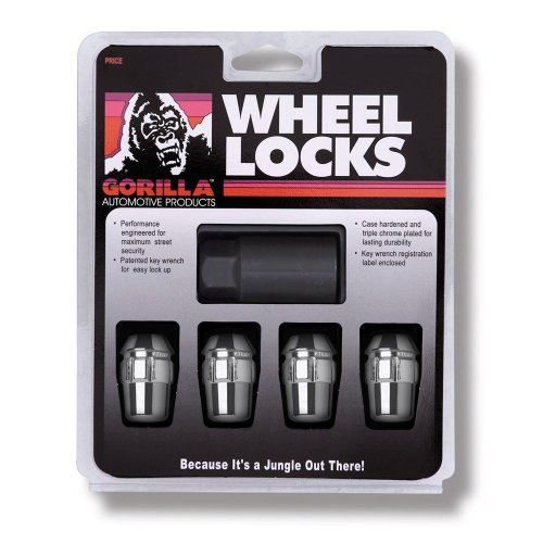 Gorilla Automotive 71631N Acorn Wheel Locks (12mm x 1.50 Thread Size) - Pack of 4 by GORILLA - Used condition - US$15.11