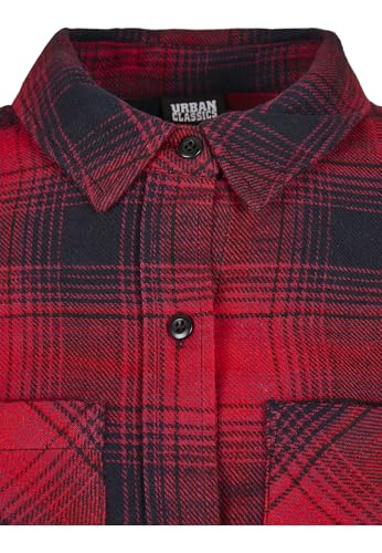 Robe chemise à carreaux Urban Classics fluide pour masquer les complexes - 4