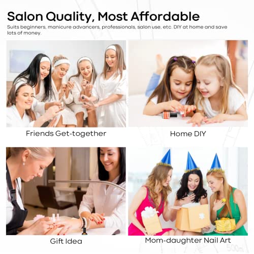 Modelones Professional Gel Nail Polish Primer, 2Pcs 15ml Acid Free Natural Nail Prep Dehydrate, Air Dry Superior Bonding Primer for Acrylic Powder Supplies Set - Image 7