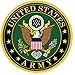 eDesign 2-Pack United States Army Vinyl Sticker Decal - 4 Inches - Us Army Military Stickers and Decals for Car Truck Van Window Bumper Laptop Tablet Cup Tumbler Water Bottle and Any Smooth Surface
