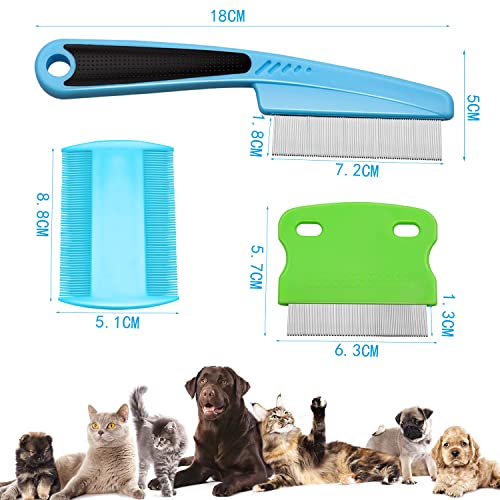 Flea Comb Lice Comb Dog Comb Cat Comb Cat Tear Stain Comb Stainless