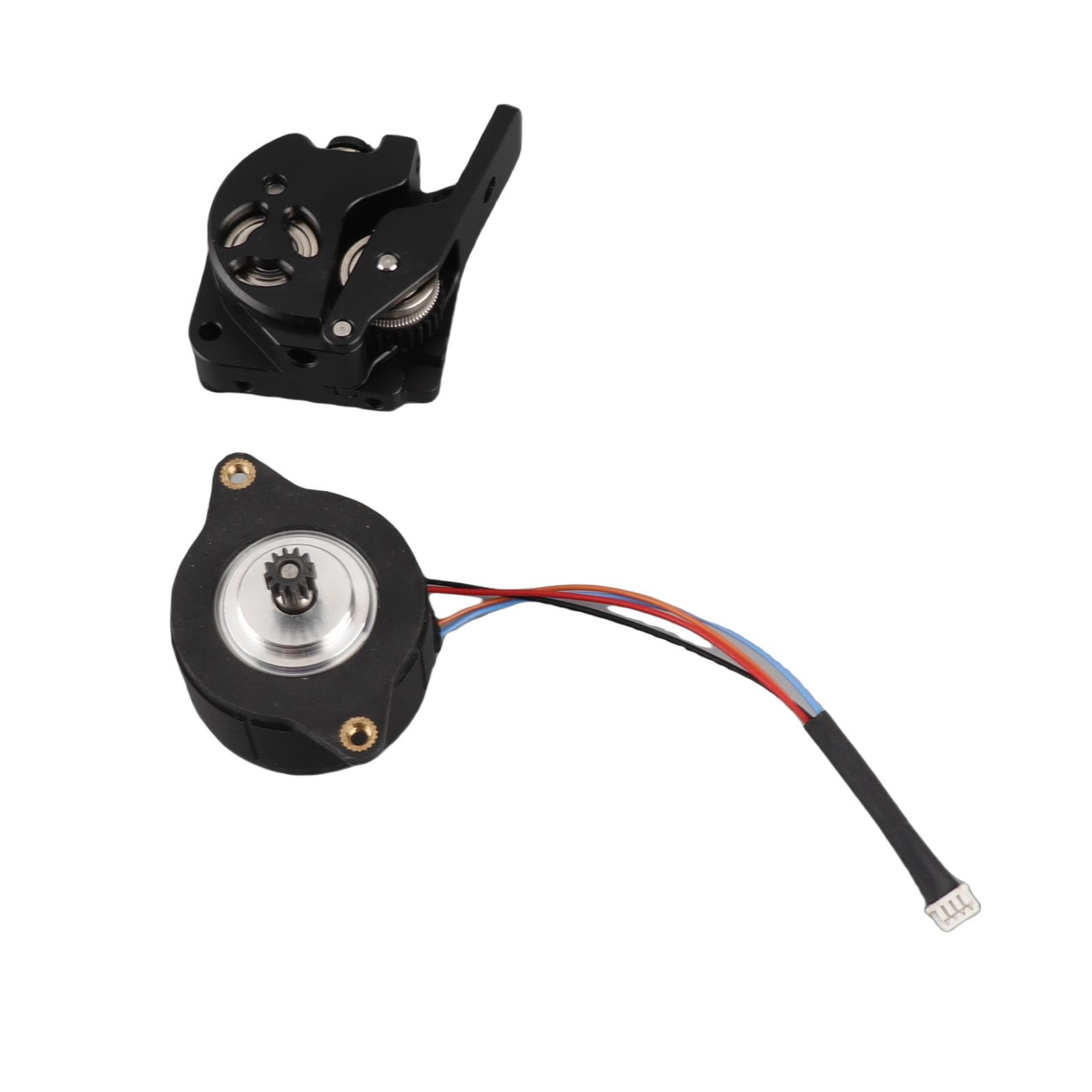 Chrees Kit d'extrudeuse d'imprimante 3D à Double Engrenage Tout en Métal,