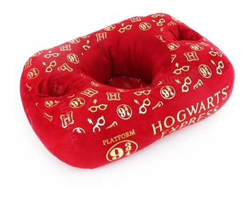 Kit Almofada Porta Pipoca Harry Potter Hogwarts Plataforma 9 34