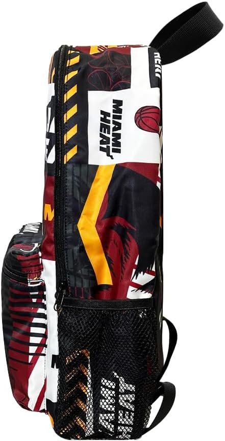 Pro Specialties Group Miami Heat Basketball Travel Backpack, hiking, gym,durable bag designed for men and women. Ideal for Adults, extra-large & waterproof use for various activities - Image 8