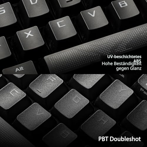 ASUS ROG Strix Scope II 96 Wireless – Mechanische Gaming-Tastatur – Tri-Modus, Multifunktions-Steuerung, ROG NX Snow und Hot-Swap, 3 Neigungswinkel und Handgelenkauflage, AZERTY