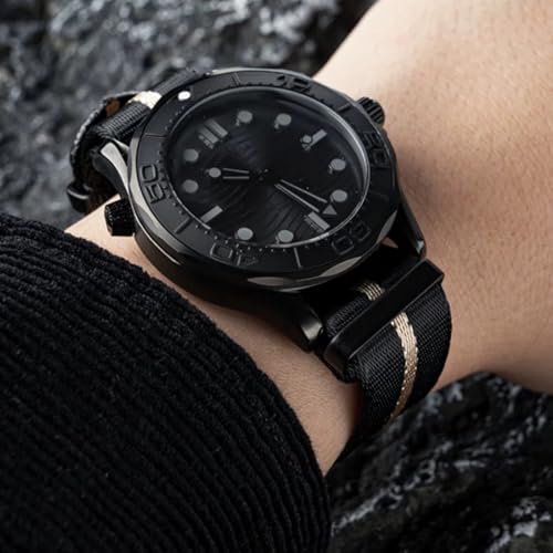 Image of Military Ballistic Nylon Watch Band Heavy Buckle 18mm 20mm 22mm 24mm Thick G10 Premium Nylon Watch Bands Smart Watch Replacement Band Strap for Men Women