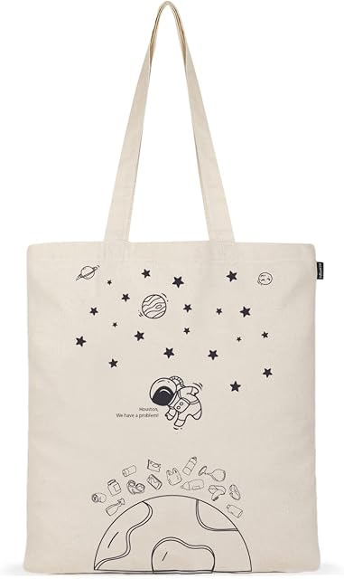 EcoRight Canvas Tote Bag Aesthetic, Eco-friendly Tote Bags for Women, Reusable Shopping Bag, Beach Bag