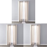 Vista 14 de SKL Home by Saturday Knight Ltd. Panel de Raine SUNSAFE, blanco, 40 pulgadas x 63 pulgadas