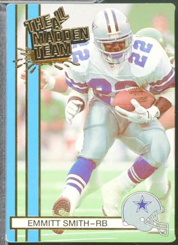 Emmitt Smith Rookie Card 1990 Action Packed All-Madden 9