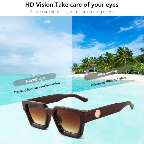 Image of FEISEDY Vintage Small Sunglasses Oval Slender Metal Frame Candy Colors B2277
