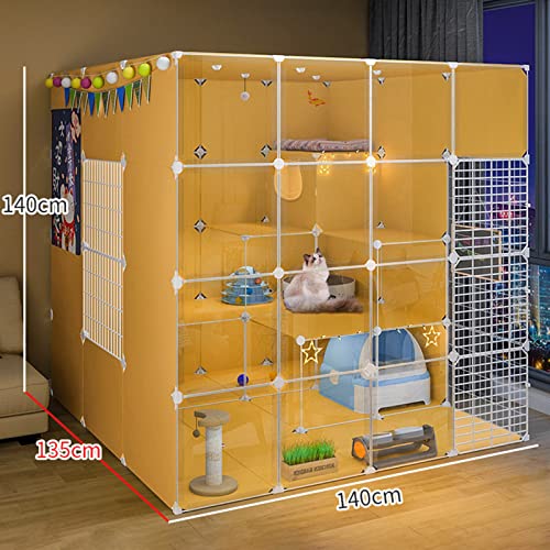Grand espace d'exercice pour chat et parc de salon modulable - 8
