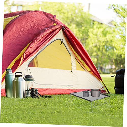 Table de camping pliable en alliage d'aluminium robuste pour pique-nique